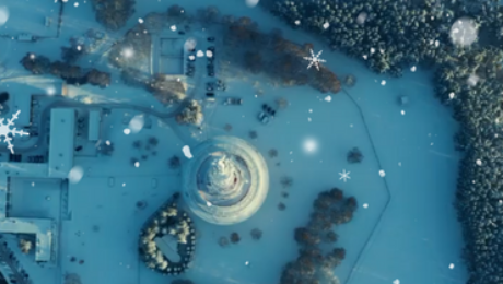 TB bokstas kalėdinis sveikinimas