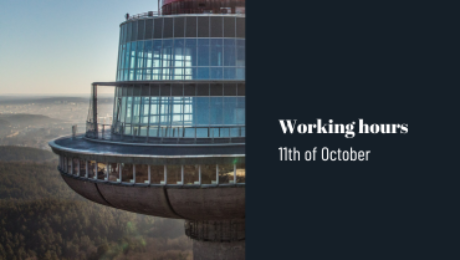TV Tower working hours october 11