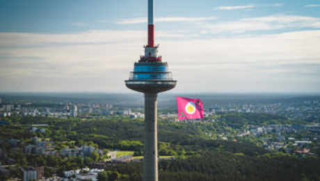 Vilnius Pink Soup Fest _ vėliava