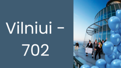 Vilniaus gimtadienio sveikinimas iš TV bokšto